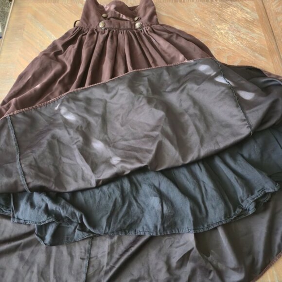 Blessume Renaissance Corset Skirt XS Brown – Pirate, Cottagecore, Witchy - Picture 10 of 11